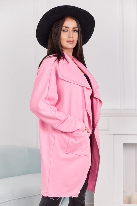 Cape with pockets light pink