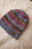 Cap with fleece Patrycja K254 purple + blue