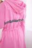 Coatee with longer back light pink
