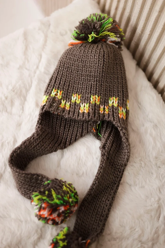 Dámské ušanky Nadia K321 cappuccino