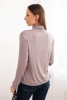 Women's viscose blouse with a turtleneck and long sleeves fango