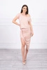 Асимметричное платье темно-розовый порошок