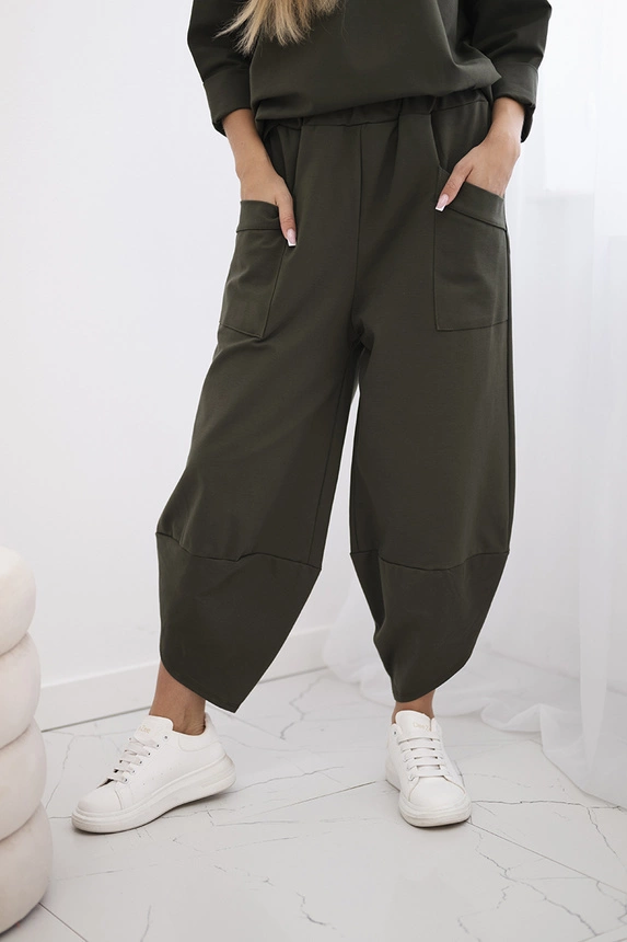 Súprava Punto Milano Winter mikinové + nohavice khaki