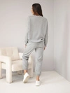 Viskose-Set Sweatshirt + Hose grau