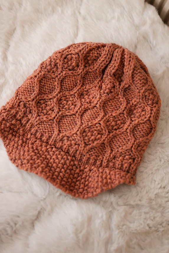 Roma Bis fleecová čepice K235 tmavě růžová