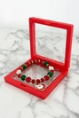 Christmas Bracelet SL435-214 Santa Claus with sack green