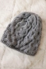 Cap with fleece Teresa K285 dark grey