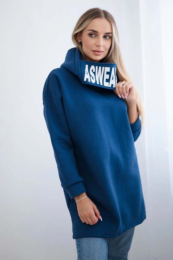 Padded sweatshirt with hood jeans