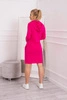 Kapuzenkleid mit Taschen fuchsia