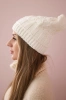 Cap with fleece Marta K231 white