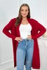 Sweater Cardigan weave the braid red