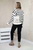 Sweater set Striped sweatshirt + Pants black