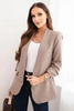 Women's unbuttoned blazer with lining S/M fango