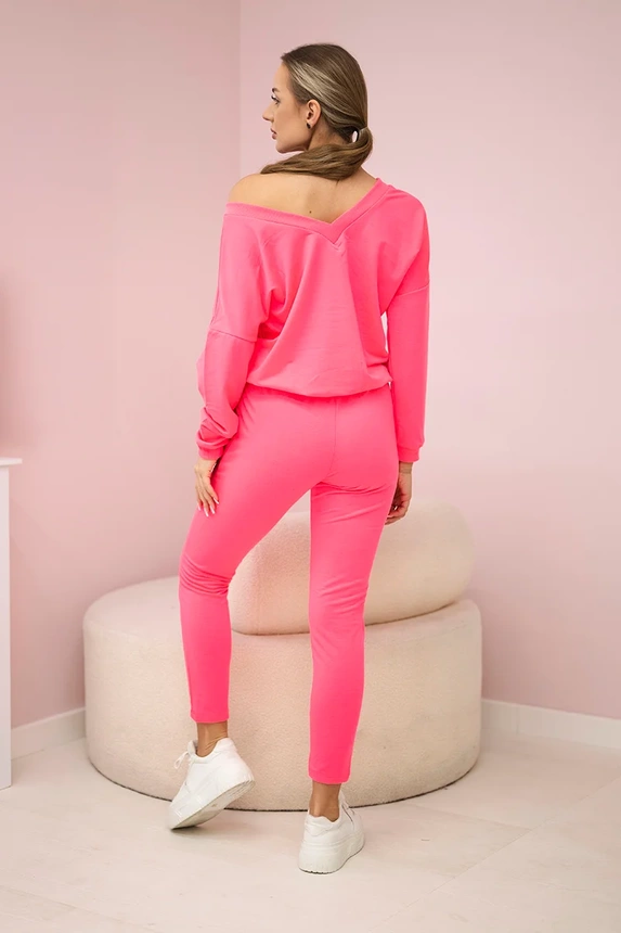 Zirkonová souprava panther set pink neon