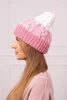 Moteriška kepurė Samara K346 powder pink+ecru