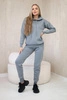Pullover-Set Sweatshirt + Hose dunkelgrau