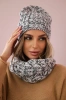 Dámský fleecový set Merry K202 graphite+grey