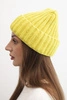 Magda K293 rolled-up cap yellow