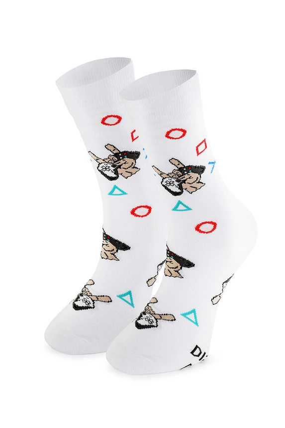 Unisex-Socken mit Spieler-Motiv – Set mit 2 Paaren in originaler Verpackung