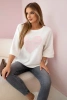 Butter-soft sweatshirt with a heart print ercu