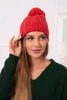 Idalia vilnonė kepurė K284 raudona