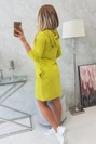 Kleid mit Kapuze und Kiwi-Taschen