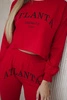 Atlanta tištěná sada červená