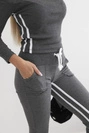 Set with a double stripe graphite