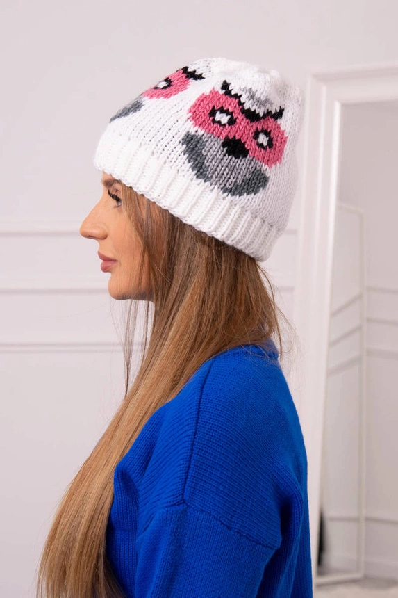 Women's cap Ofelia K349 white