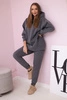 Insulated set with hoodie graphite