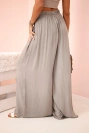 Women's wide viscose trousers with elastic waistband fango