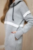 Isolierset mit langem Sweatshirt grau