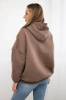 Hooded sweatshirt mocca