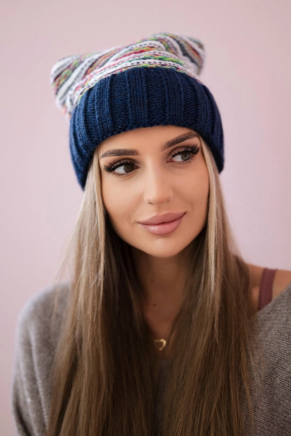 Dámská čepice Feba K330 navy blue