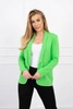 Jacket with lapels light green
