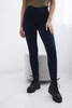 Cotton trousers with back pockets navy blue