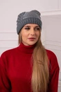 Dámska čiapka Amira K359 tmavošedý