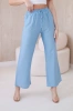 Viscose wide-leg trousers blue