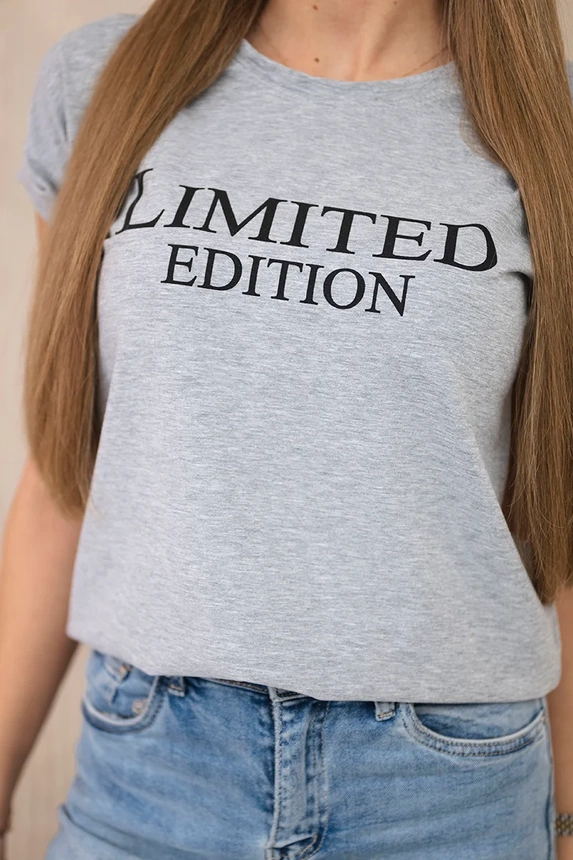 Blúzka Limited edition šedá