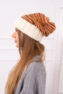 Women's cap Feba K330 ecru+foxy