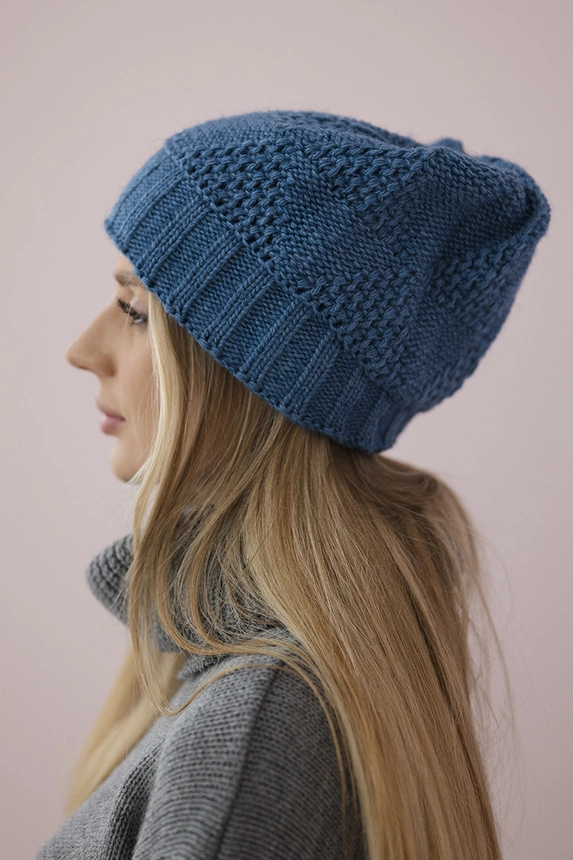 Moteriška kepurė Dagmara K332 dark denim