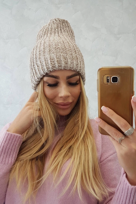 Dámska šiltovka Delia K260 svetlo béžová