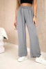 Wide-leg trousers dark gray