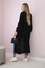Sweater long cardigan black