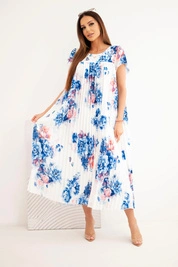 Blue cornflower || Apricot