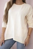 Pullover mit Vordertaschen ecru