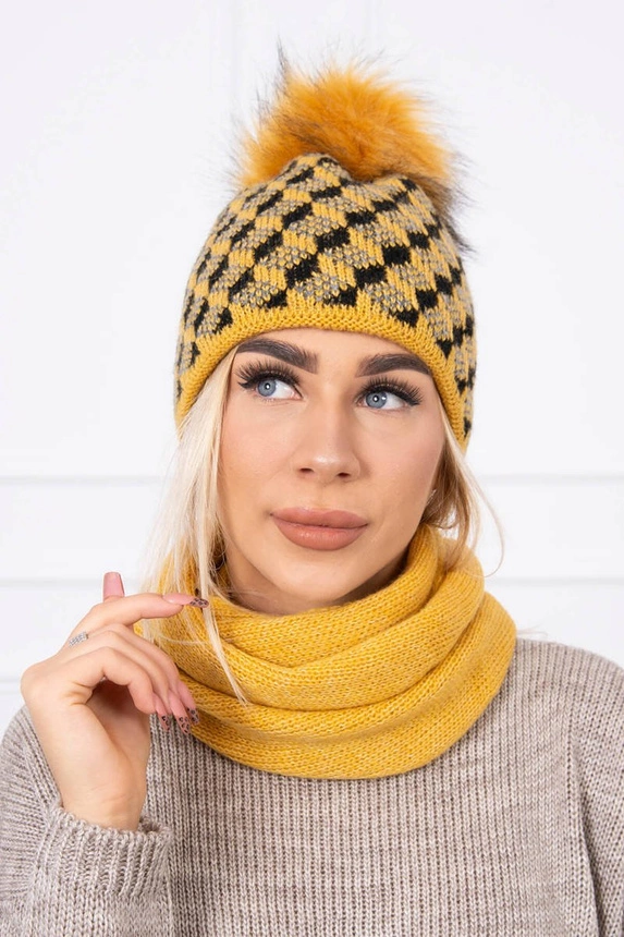 Súprava dámska K155 horčica