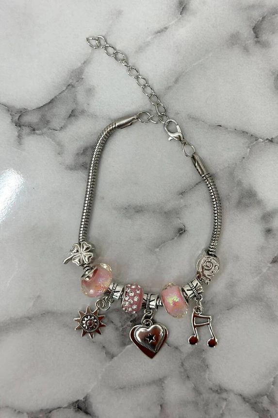 Bracelet SL433-48 light pink