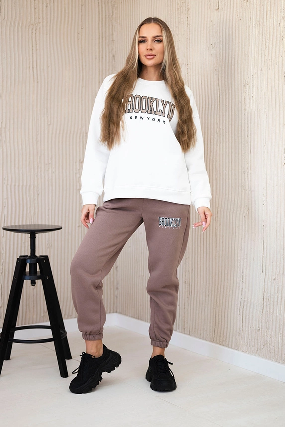 Zateplená súprava Brooklyn mocca