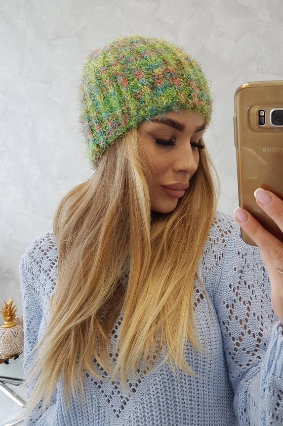 Women's cap Cina K259 green